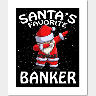 Santas Favorite Banker Christmas Posters and Art